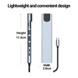 Product 6 in 1 USB Type C Hub HDMI-Compatible 4K USB 3.0 PD Fast Charge Hub to Ethernet Rj45 Lan
