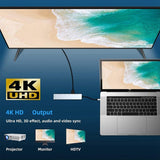 Product 6 in 1 USB Type C Hub HDMI-Compatible 4K USB 3.0 PD Fast Charge Hub to Ethernet Rj45 Lan