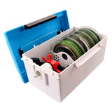 ILURE Fishing Tools Portable Multi-functional Fishing Line Storage Box  Reel Spinning Bait Throwing Fishing Equipment Box