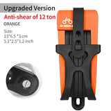 INBIKE Anti theft Bicycle Lock Anti-shear of 12 ton Hydraulic Cutter Bike Lock Motorcycle Lock Electric Bicycle Chain Lock D908