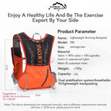 INOXTO-Lightweight Running Backpack Hydration Vest, Suitable for Bicycle Marathon Hiking, Ultra-light and Portable 5L