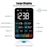 INSMART 8 Electrode Body Weight Scale Balance Smart Scales with Screen Digital Scale BMI Bluetooth Body Fat Bathroom Scales