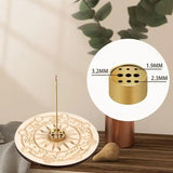 Incense Burner Holder Classical Incense Holder With 9 Holes For Decoration Aromatherapy Products For Reading Room Bedroom Tea