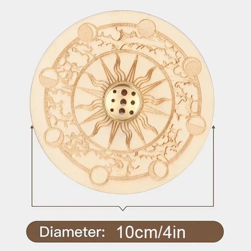 Incense Burner Holder Classical Incense Holder With 9 Holes For Decoration Aromatherapy Products For Reading Room Bedroom Tea