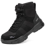 Indestructible Men Work Safety Boots Outdoor Military Boots Anti-smash Anti-puncture Industrial Shoes Men Boots Desert Boots