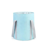 Indoor Outdoor Portable Foot Soaking Bag Foldable Waterproof 5-layer Feet Bath Bucket Healthcare Accessories Blue Large