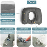 Inflatable Donut Hemorrhoid Seat Cushion Pad Massage Pillow Chair Car Seat Office Wheelchair Cushion Pain Relief Buttock Cushion