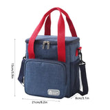 Insulated Lunch Bag Insulated Lunch Cooler Bag Leakproof Thermal Cooler Sack For Food Storage High Capacity Handbags Case For