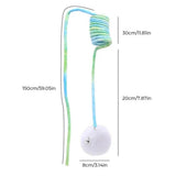 Interactive Cat Toy Coil String Spiral Interactive Toy With Suction Cup Fun Cat Biting Toy Kitten Supplies For Patio Bedroom