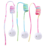Interactive Cat Toy Coil String Spiral Interactive Toy With Suction Cup Fun Cat Biting Toy Kitten Supplies For Patio Bedroom