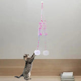 Interactive Cat Toy Coil String Spiral Interactive Toy With Suction Cup Fun Cat Biting Toy Kitten Supplies For Patio Bedroom