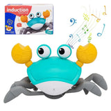 Interactive Crab Toy for Babies Creative Crawling Crab Escape Electronic Toys Animal Pet Runaway with Musical Child Gift
