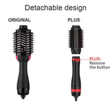 Interchangeable 2-in-1 Hair Dryer Brush 43mm & 60mm Hot Air Blow Dryer Brush in One Hair Styler for Smooth, Frizz-Free Results