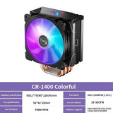 JONSBO CR1400 Tower CPU Cooler 4 Pure Copper Heat Pipe ARGB PWM Cooling Fan Radiator for Intel LGA 775 115X 1200 AM4