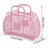 Jelly Purse Bright Color Girls Jelly Purse Toddler Purse Girls Jelly Beach Bag Beach Tote Storage Boys Easter Baskets For Kids