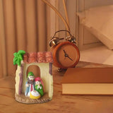 Jesus Tabletop Ornaments Resin Jesus Statue Holy Family Miniature Indoor Seasonal Decors For Study Room Porch Living Room