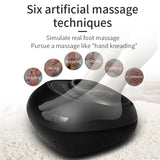 Jinkairui Electric Foot Massage Machine Shiatsu Deep Knead Air Compression For Health Care Infrared Heating Therapy Anti-stress