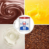 Joe Biden 2024 Coffee Mug 350ml Ceramic Biden Mug For Vote President Election Funny Coffee Cups For Kitchen Decor Durable Travel