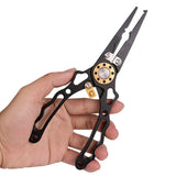 Jooyoo Aluminum Alloy Multifunctional Fishing Tool Pliers and Controller Set with Lost Rope Fishing Pliers Equipment