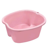 K1KB Plastic Large Foot Bath Spa Tub Basin Bucket for Soaking Feet Detox Pedicure Massage Portable
