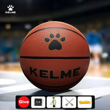 KELME Basketball Ball Size 5 Rubber Material Outdoor Indoor Match Training Team Sports High Quality Ball