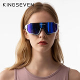KINGSEVEN Cycling Sunglasses Men Women Mtb Bicycle Glasses UV400 Polarized Fishing Protection Eyewear