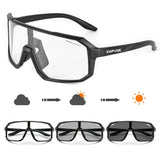 Kapvoe Cycling Glasses Photochromic Sunglasses Mountain Bike Road Eyewear Men Women Sunglasses Sports Eyewears Riding Glasses