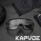 Kapvoe Cycling Glasses Photochromic Sunglasses Mountain Bike Road Eyewear Men Women Sunglasses Sports Eyewears Riding Glasses