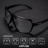 Kapvoe Cycling Glasses Photochromic Sunglasses Mountain Bike Road Eyewear Men Women Sunglasses Sports Eyewears Riding Glasses
