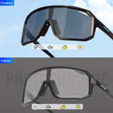 Kapvoe Cycling Glasses Photochromic Sunglasses Mountain Bike Road Eyewear Men Women Sunglasses Sports Eyewears Riding Glasses