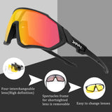 Kapvoe Sport Eyewear Mountain Bike Sport Cycling Glasses Outdoor Cycling Goggles Men Cycling Sunglasses MTB Sunglasses