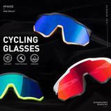 Kapvoe UV400 Sport Eyewear Mountain Bike Sport Cycling Glasses Outdoor Cycling Goggles Men Cycling Sunglasses MTB Sunglasses