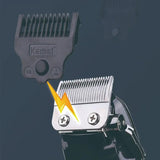 Kemei Electric Trimmer Hair Clipper Professional Rechargeable Electric Shaver with LCD Display Wireless Beard Trimmer