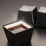 Keyboard Cup Stylish Small Ctrl Alt Del Drink Cup For Coffee Small Food Desserts Cups For College Dorm Travel Offices Home Use