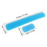 Keyboard Wrist Rest Cooling Keyboard Pad Keyboard Wrist Pad Mouse Pads For Desk With Non-Slip Base Honeycomb Wrist Rest Mouse