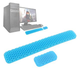Keyboard Wrist Rest Cooling Keyboard Pad Keyboard Wrist Pad Mouse Pads For Desk With Non-Slip Base Honeycomb Wrist Rest Mouse