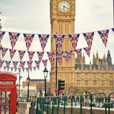 King Charles Bunting 2023 England King Charles III Bunting Banner British New King Enthronement Succession Celebration Triangle