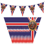 King Charles Bunting England Flag King Charles III Banner May 6th Celebration Of The Royal Coronation Banner Decorations To