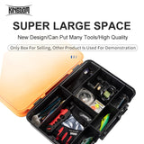 Kingdom Fishing Tackle Boxes Large Capacity High Strength Double Layer Multifunctional Portable Reel Line Lure Tool Storage Box