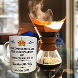 Kings Coronation Mug Coffee Cup Memorabilia Souvenir Comfortable Handle Dishwasher Safe Anti Fade Tea Mug For Coffee Beer Tea
