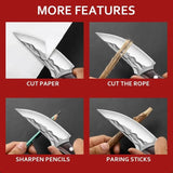 Kitchen Chef Knife 5Cr15 Forged Stainless Steel Bone Chopping Meat Cleaver Vegetables Slicing Butcher Knife Chicken Bone Scissor