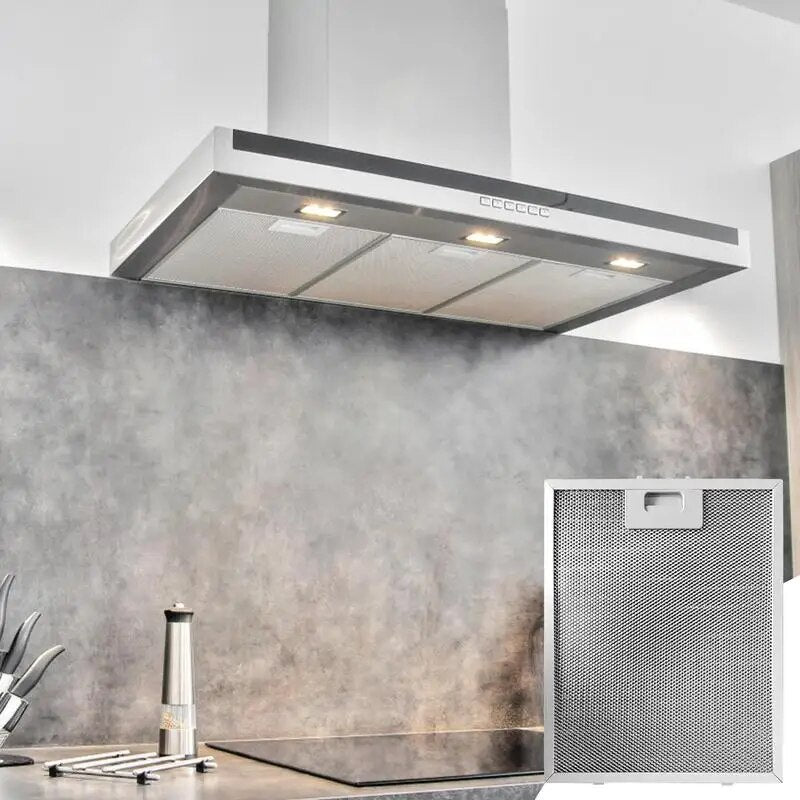 Kitchen Hood Filter Easy To Install Range Hood Mesh Filter Range Hood Parts For Cooking Noodles Grilling Meat Stir Frying