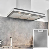Kitchen Hood Filter Easy To Install Range Hood Mesh Filter Range Hood Parts For Cooking Noodles Grilling Meat Stir Frying