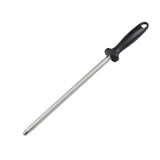 Knife Sharpener Rod Handheld Carbon Steel Electroplated Carborundum Knife Sharpening Rod For Home Or Hunting Master Chef