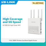 LB-LINK BL-AX1800 WIFI6 Gigabit Dual Band Wireless Router Whole House WIFI Wall Through Broadband Wireless Game Routing