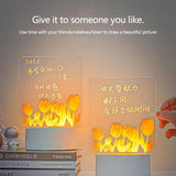 LED Note Board Luminous Board For Leaving Message Energy-Saving Whiteboard With Light For Offices Study Living Room Porch
