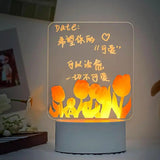 LED Note Board Luminous Board For Leaving Message Energy-Saving Whiteboard With Light For Offices Study Living Room Porch