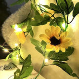 LED Phalaenopsis String Lights LED String Lights Artificial Tabletop Flower Light For Window Wedding Home Vase Room