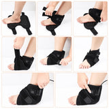 LED Red Light Therapy Ankle Massager 660 850nm Infrared Phototherapy Foot Massager Wound Healing Fade Wrinkle Scar Massage Brace