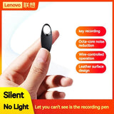 LENOVO Mini Keychain Dictaphone Portable Voice Recorder MP3 Player 32G USB Recording Pen Reduction Audio Record